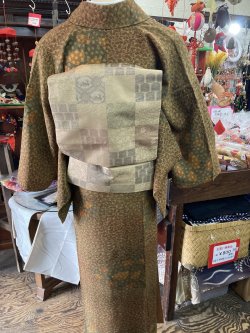 画像1: 正倉院文様の名古屋帯