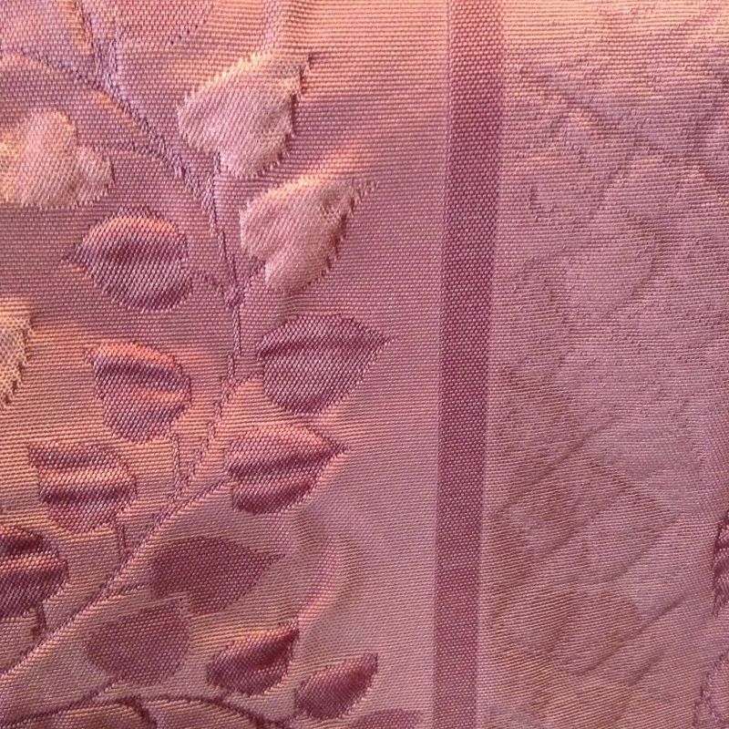 画像: ローズ色地模様の名古屋帯